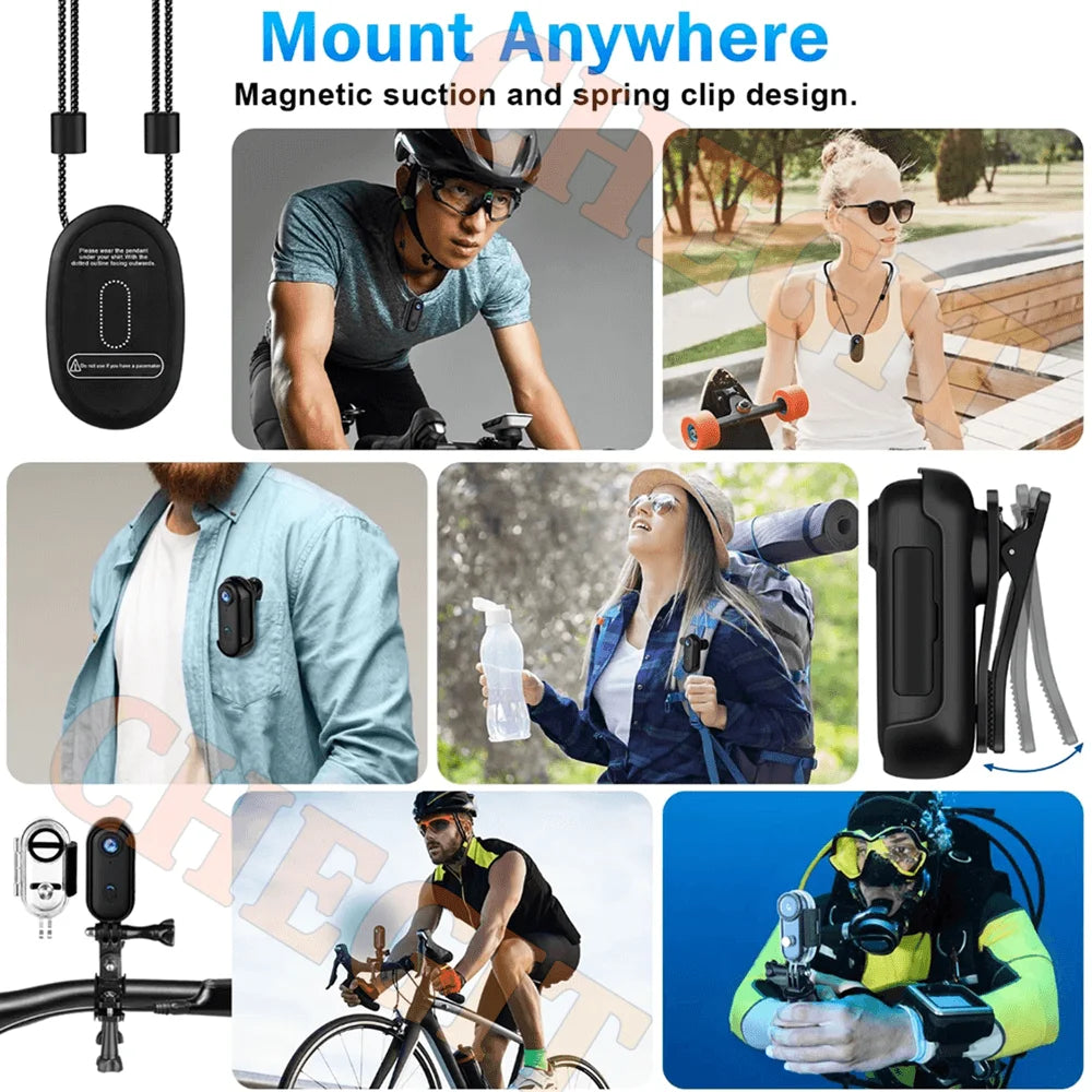 Professional Mini Action Camera - 4K HD Lightweight POV Recorder