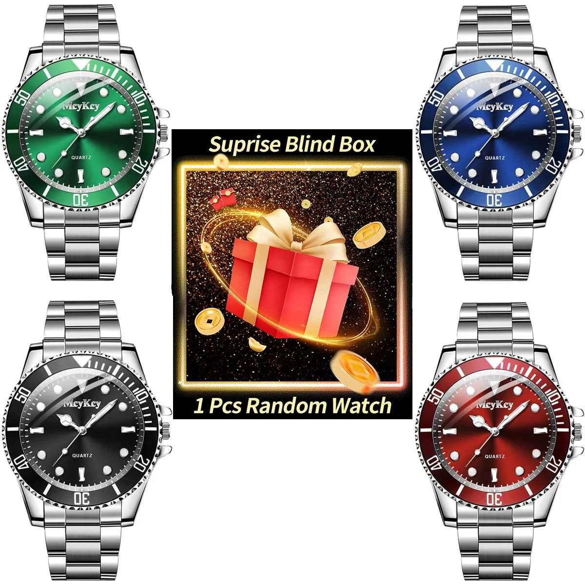 Luxury Men Quartz Wristwatch - Surprise Mystery Blind Box