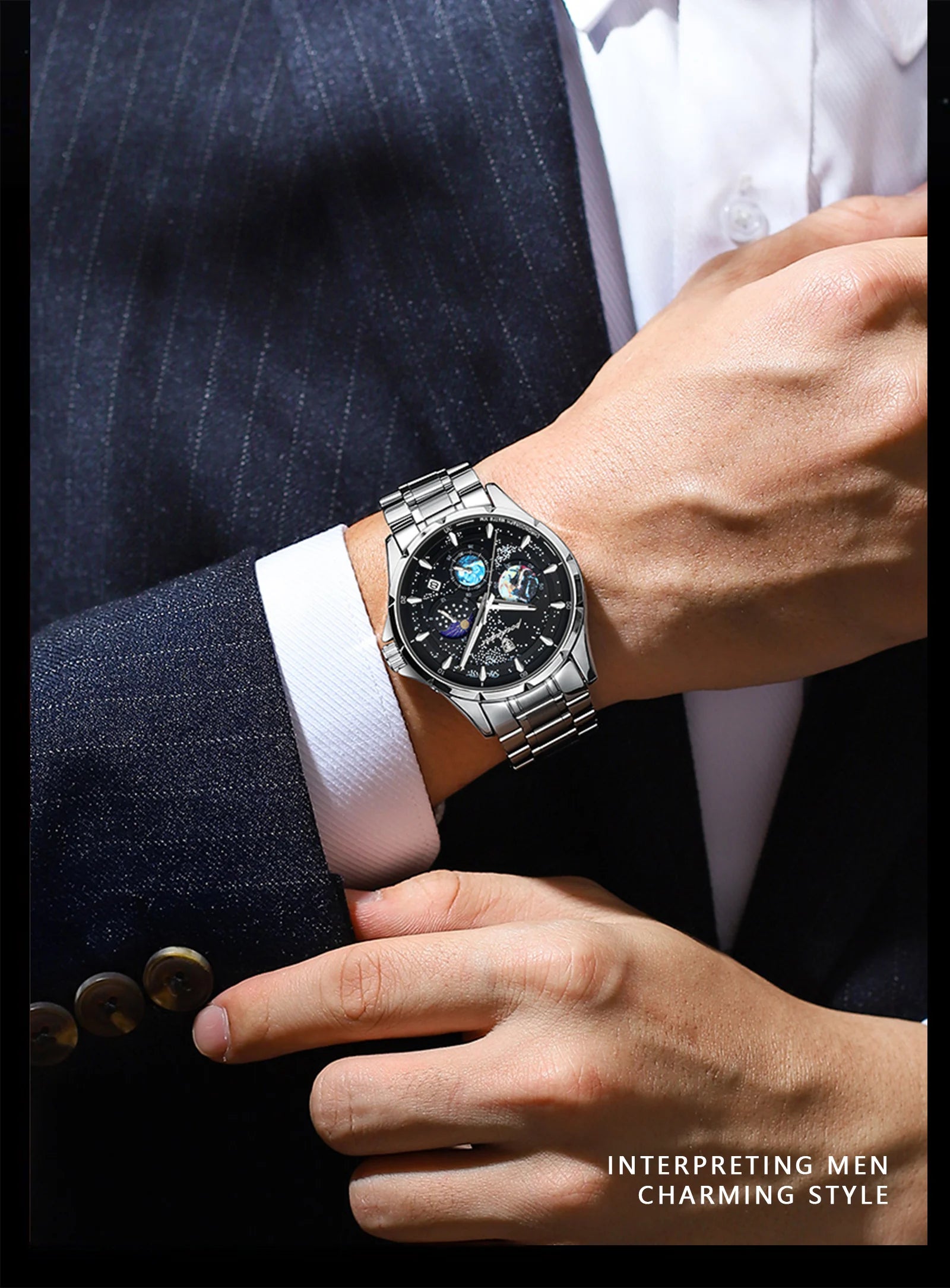 Luxury Men's Quartz Watch - Chronograph & Luminous