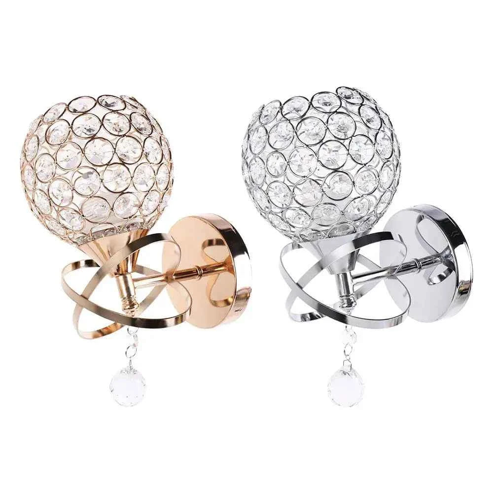 Luxury Modern Crystal Wall Lamp - Elegant Bedside Sconce Lighting
