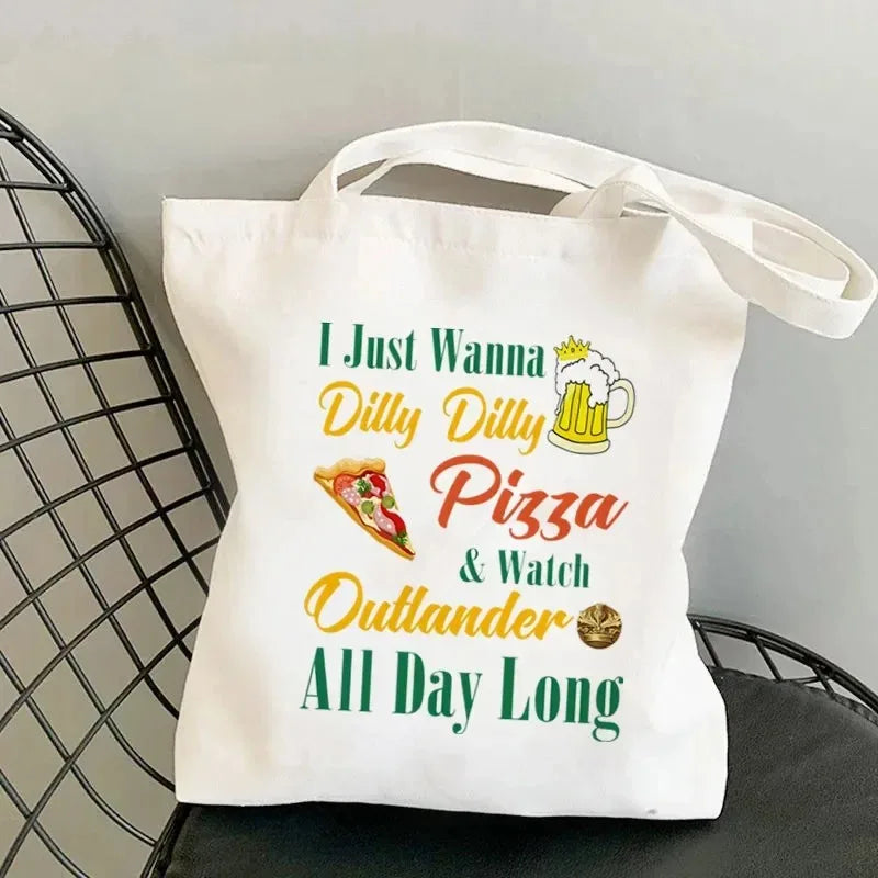 Premium Kawaii Tote Bag - Cartoon Canvas Shopper