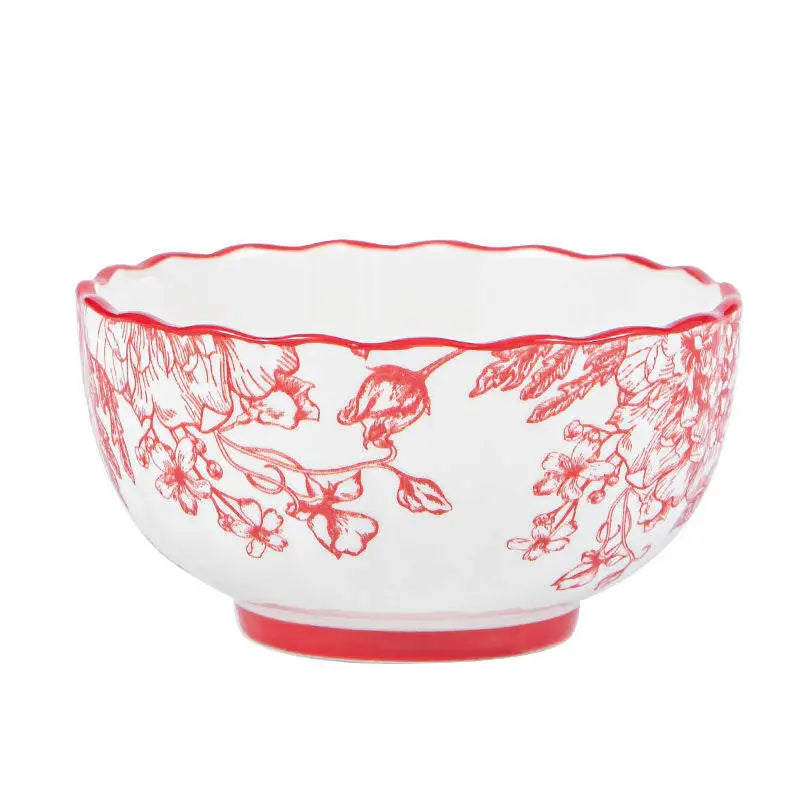 Elegant Luxury Red Dinner Set - Italian Ceramic Plates