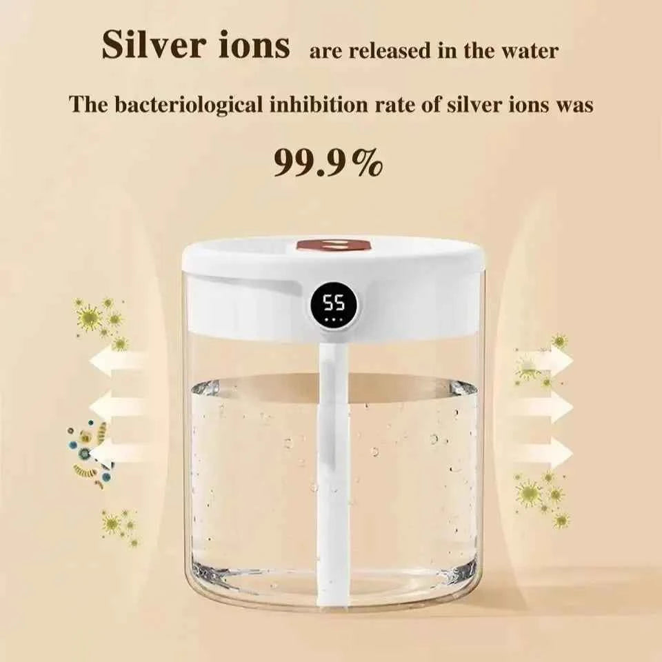 Elegant Bedroom Humidifier - Quiet USB Misting
