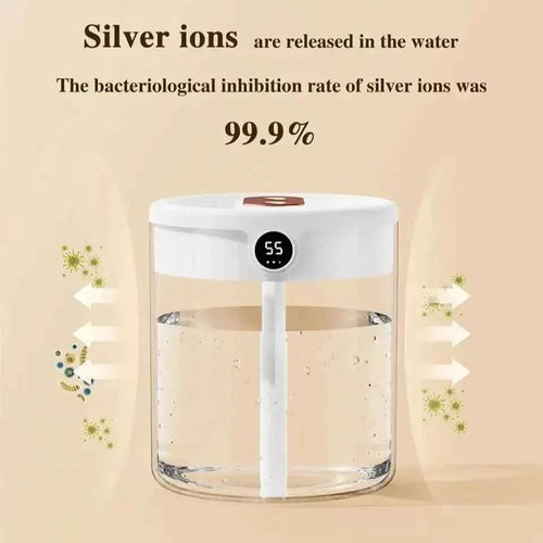 Elegant Bedroom Humidifier - Quiet USB Misting