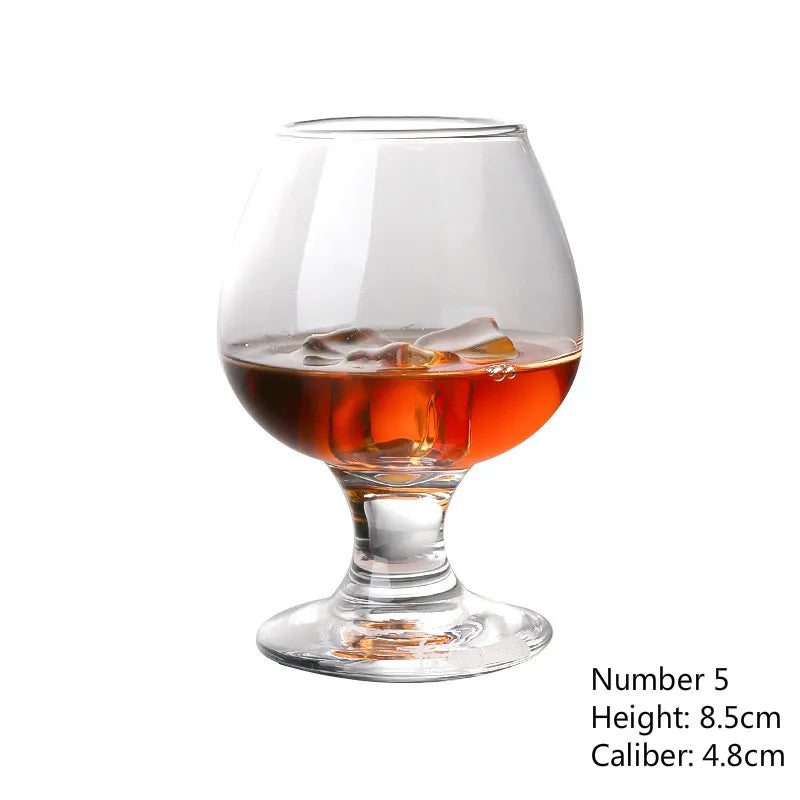 Elegant Lead-Free Wine Glass - Versatile Brandy Whiskey Cup