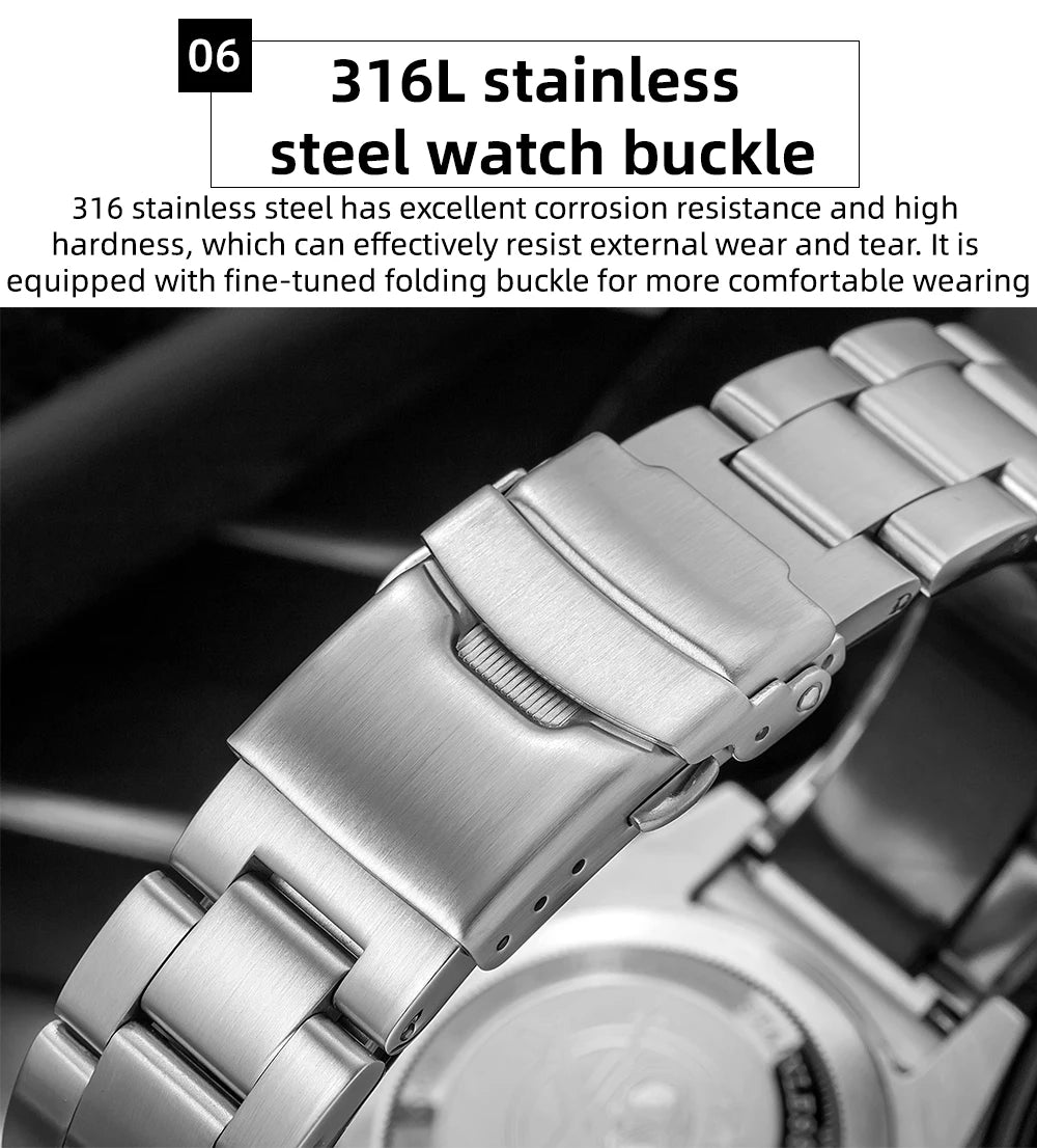 Luxury Men's Diving Watch - 200M Waterproof & Luminous