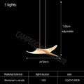 Luxury Modern Acrylic LED Chandelier - Elegant Villa Lighting