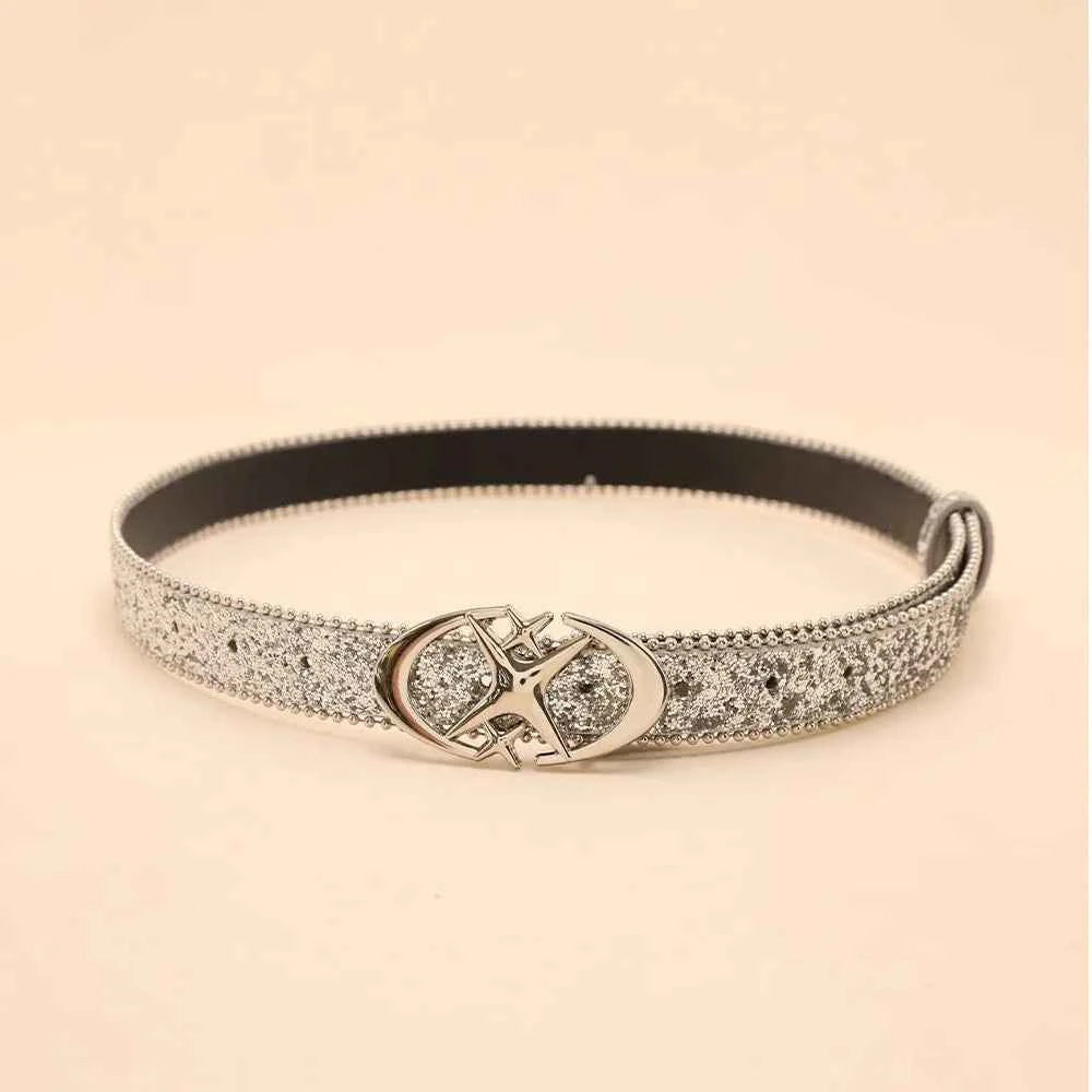 Luxury Sequin Waist Belt - Y2K Statement Dress Strap