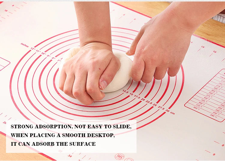 Professional Silicone Baking Mat - Non-Stick Dough Pad