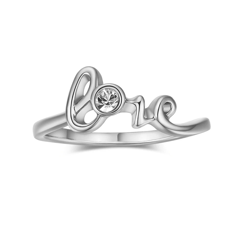 Elegant Crystal Ring for Women - Rose Gold Austrian Crystals