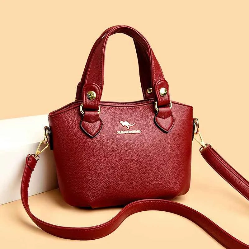 Luxury Leather Tote Bag - Elegant & Spacious