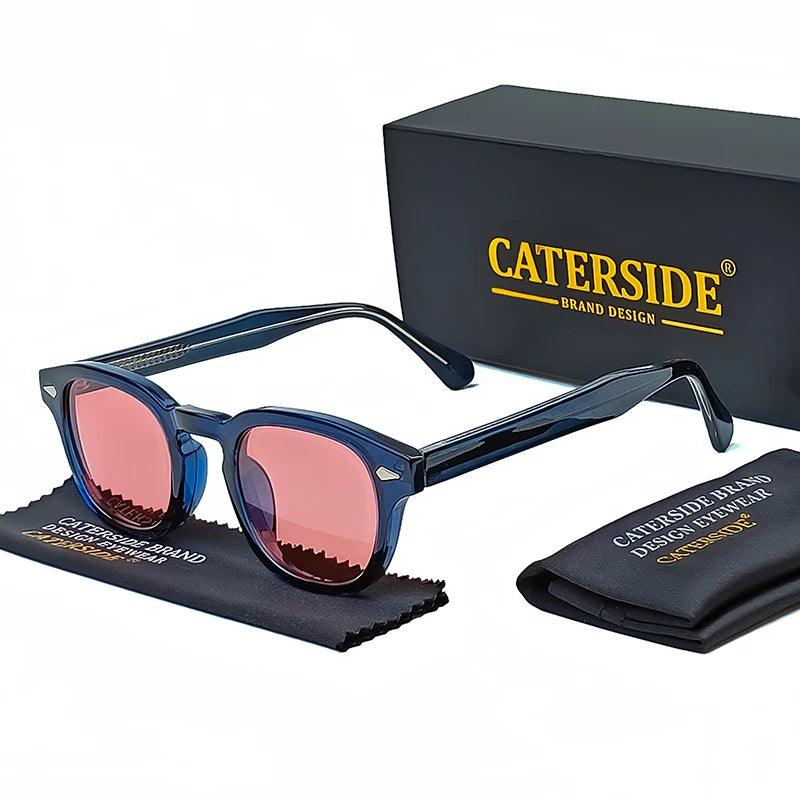 Retro Round Sunglasses - Premium UV400 Vintage Eyewear