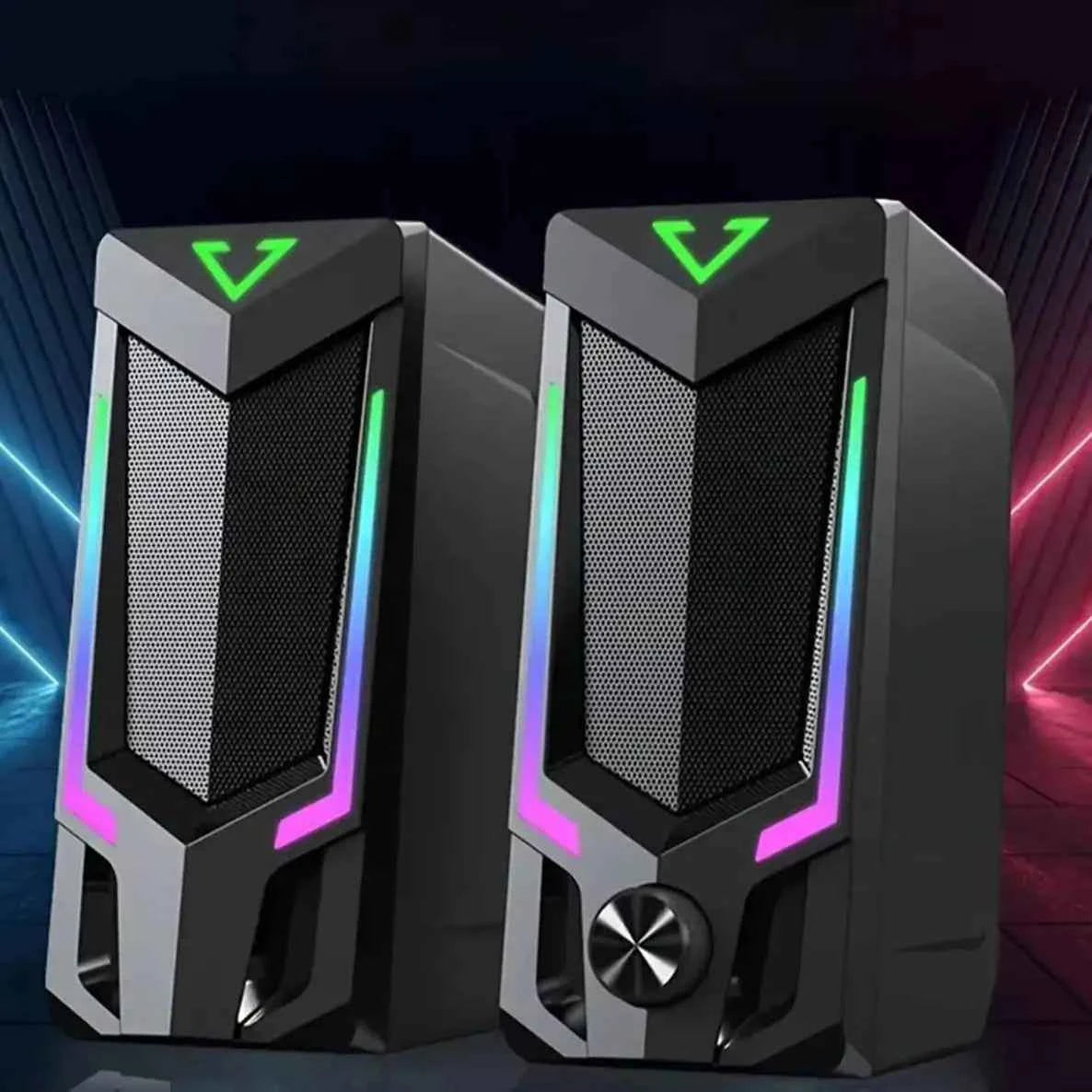 RGB Computer Speaker - Immersive Desktop Stereo Sound