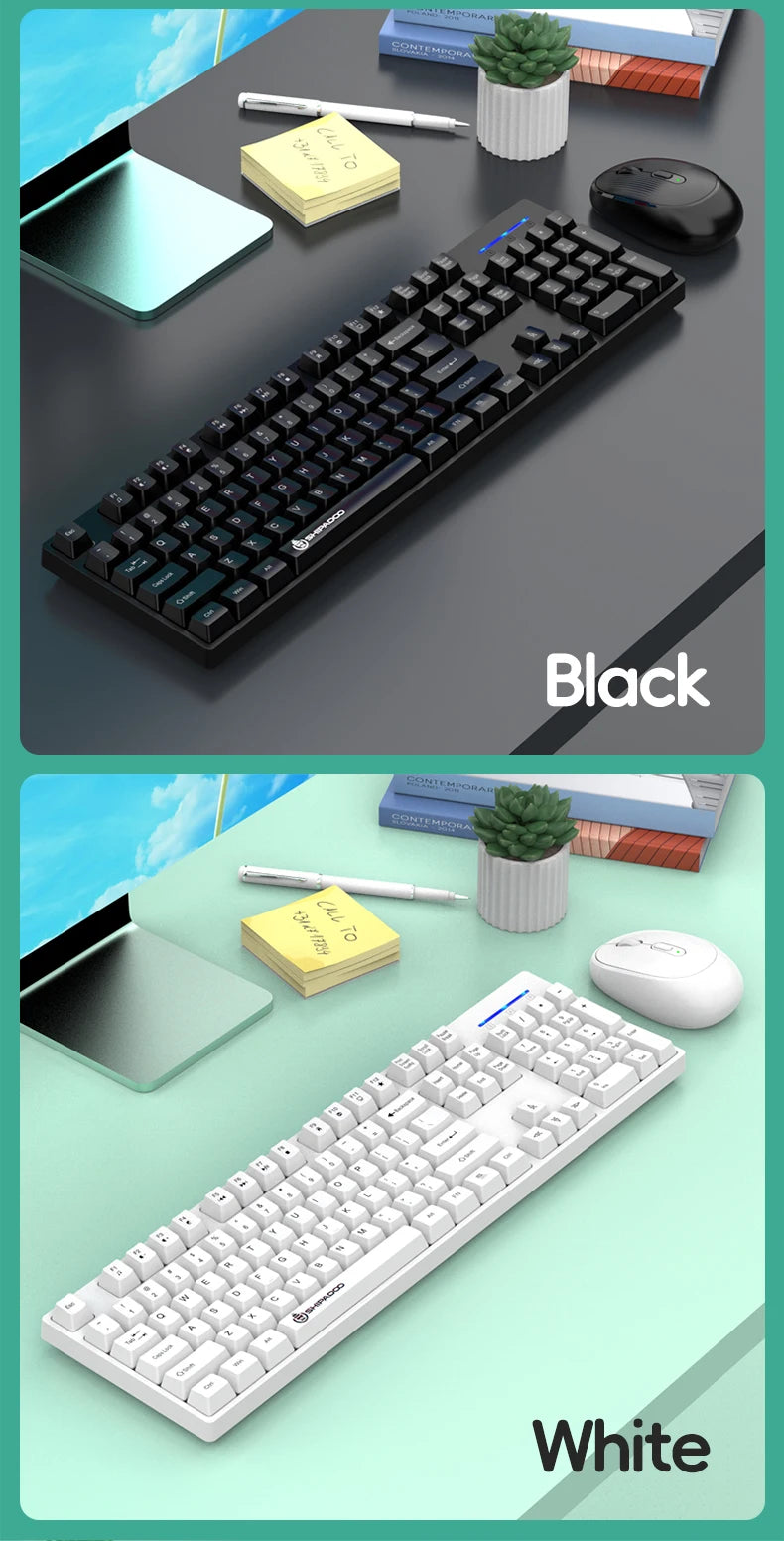 Premium Wireless Keyboard Mouse Combo - Silent & Ergonomic