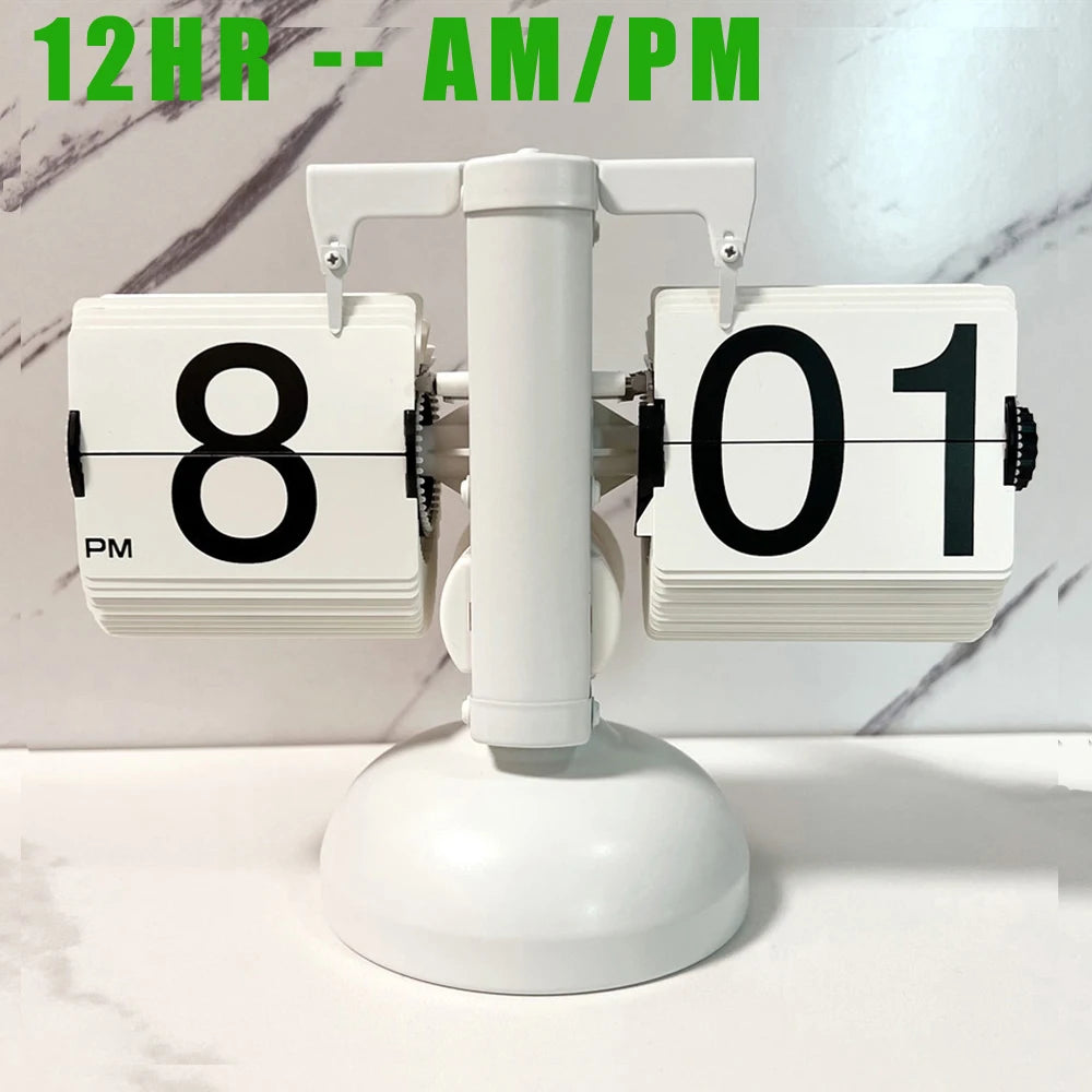 Elegant Automatic Flipping Clock - Modern Home Decor