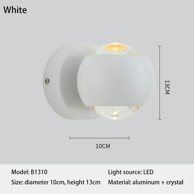 Elegant Glass Wall Sconce - Modern Art Lighting