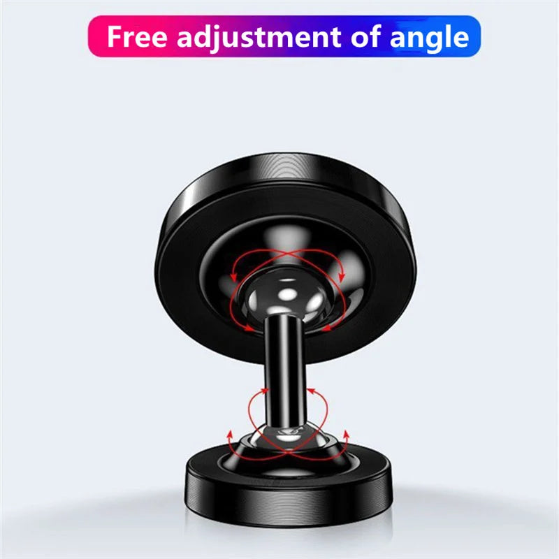 Premium Magnetic Car Phone Holder - 720° Rotation Dashboard Mount