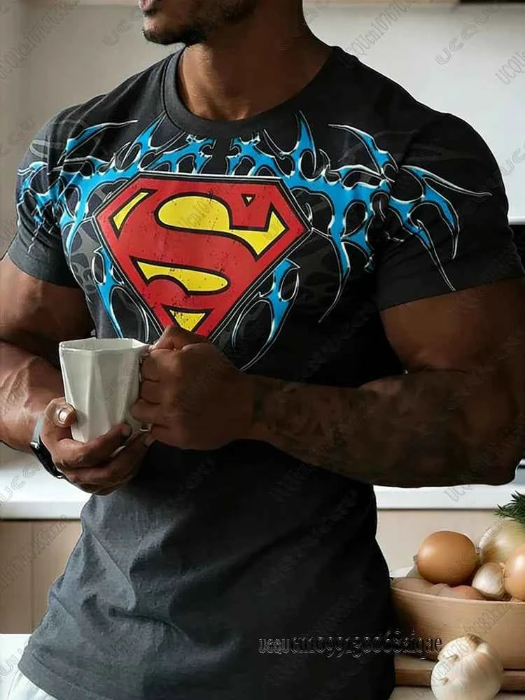 Premium Slim Fit Muscle Tees - Superhero Gym Workout Tops