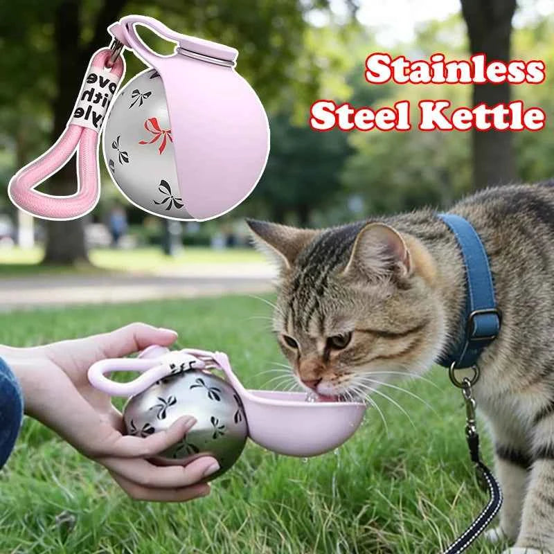 Premium Portable Pet Water Bowl - Foldable & Leak-Proof