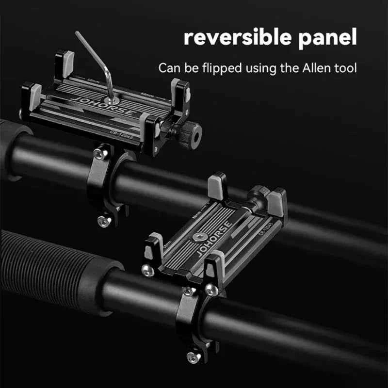 Premium CNC Aluminum Bike Phone Holder - Secure Mount
