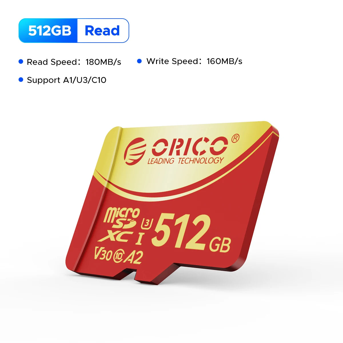 Professional 64GB Micro SD Card - 180MB/s 4K UHD Memory Card