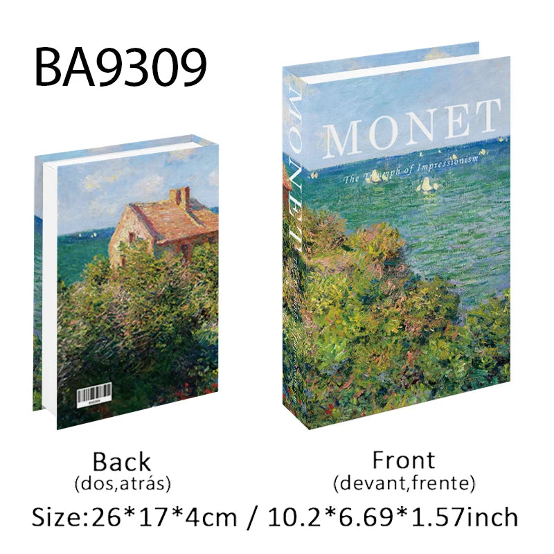 Elegant Luxury Decorative Books - Van Gogh Monet Picasso Series