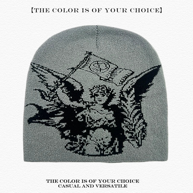 Premium Spider Web Beanie - Versatile Streetwear Knit Hat