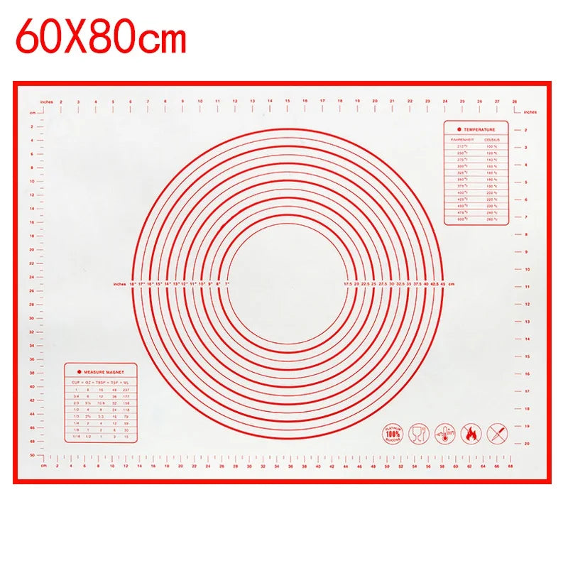 Professional Silicone Baking Mat - Non-Stick Dough Pad