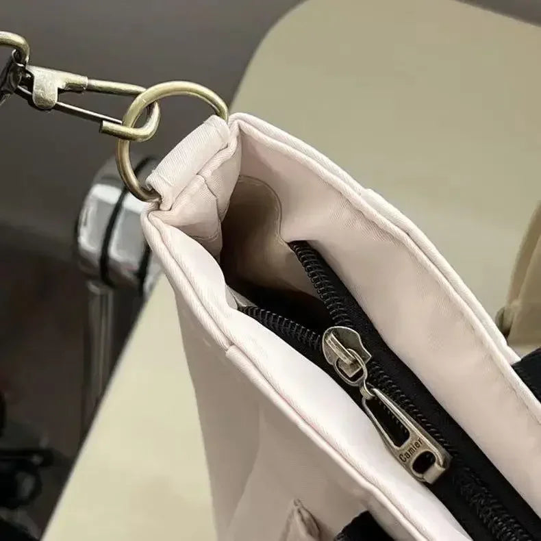 Elegant Casual Tote Bag - Waterproof Nylon Messenger