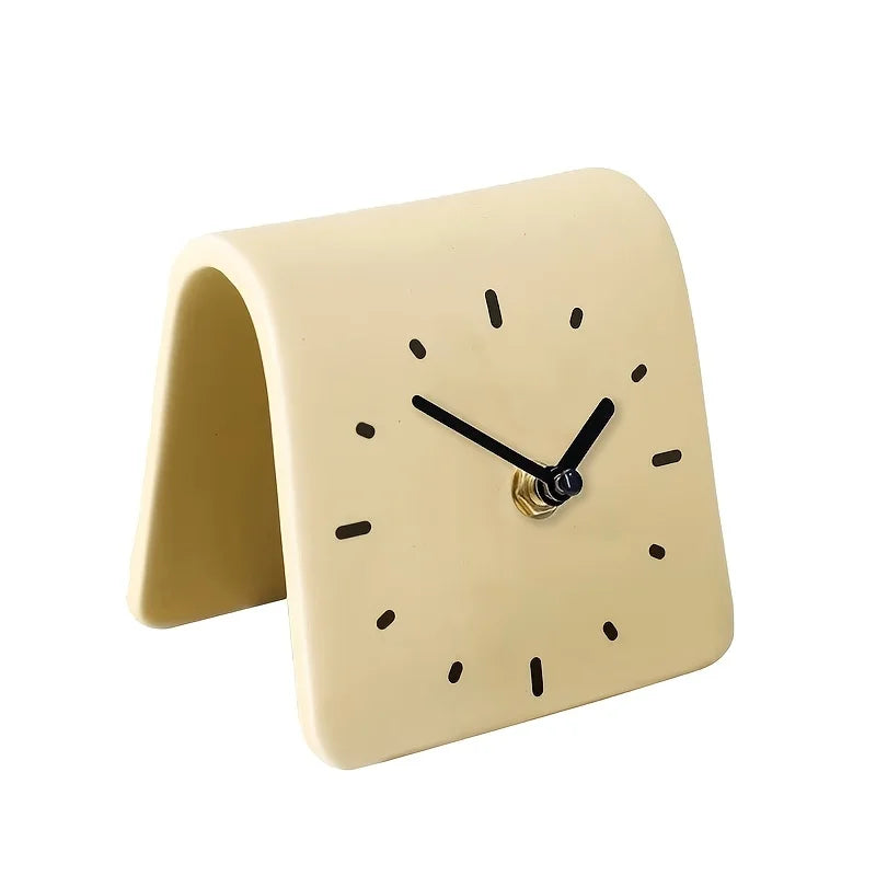 Elegant Silent Desktop Clock - Modern Design & Quiet Operation
