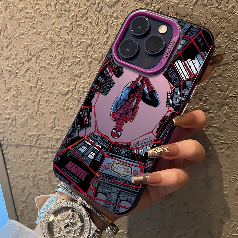 Premium Spiders M-Man Phone Case - Anti Fall Matte Back Cover