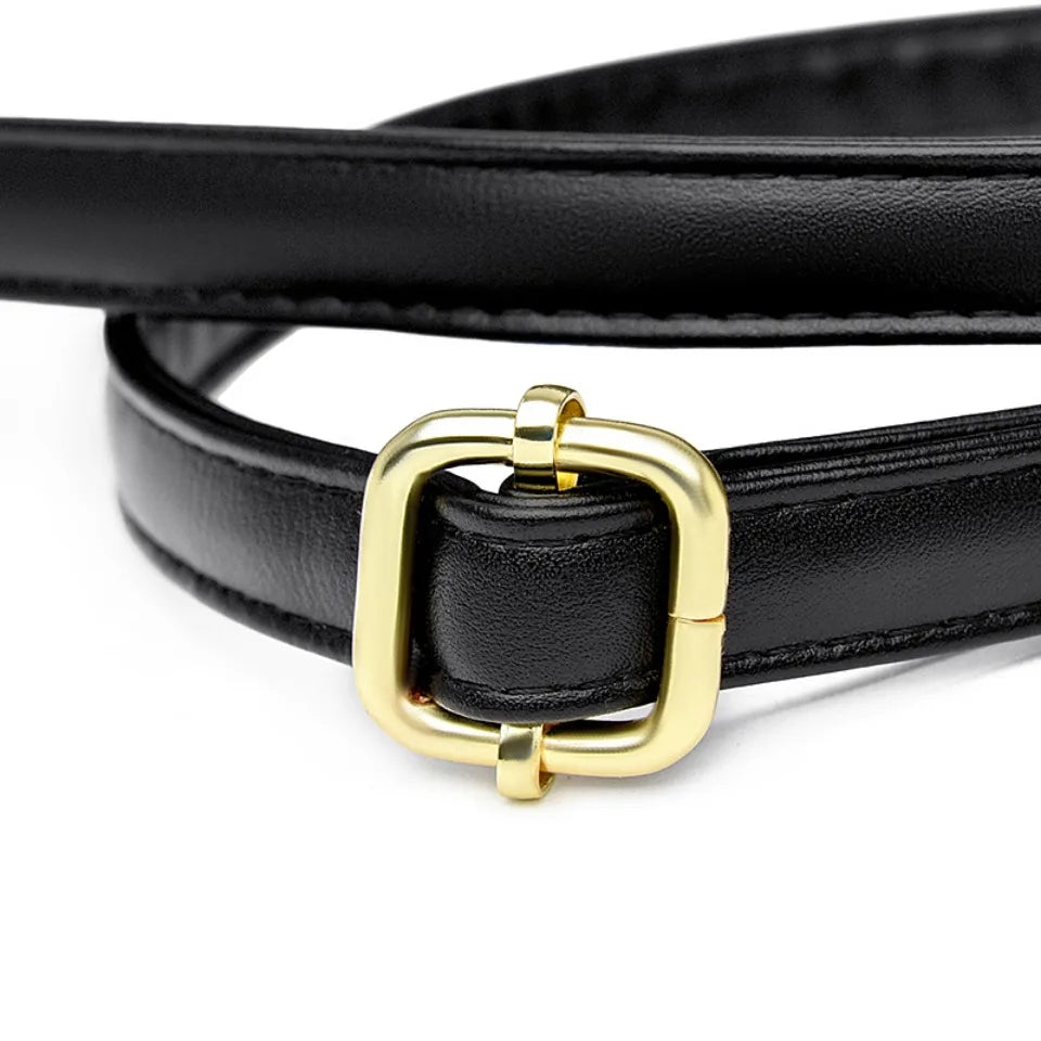 Designer Knitting Handbag - Elegant PU Leather