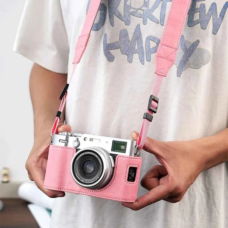 Premium Fujifilm X100VI Half Case with Strap