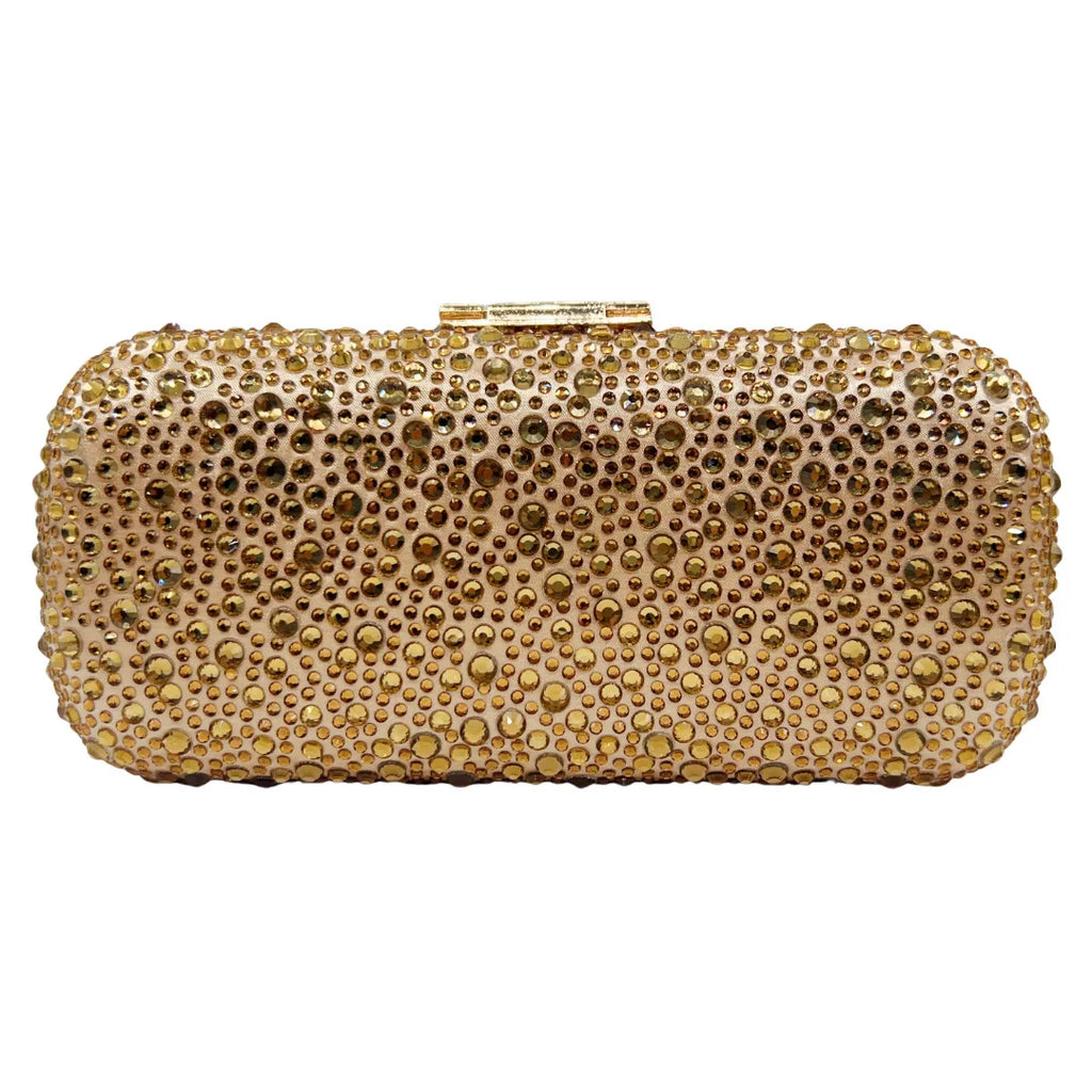 Elegant Crystal Evening Bag - Sparkling Diamond Clutch