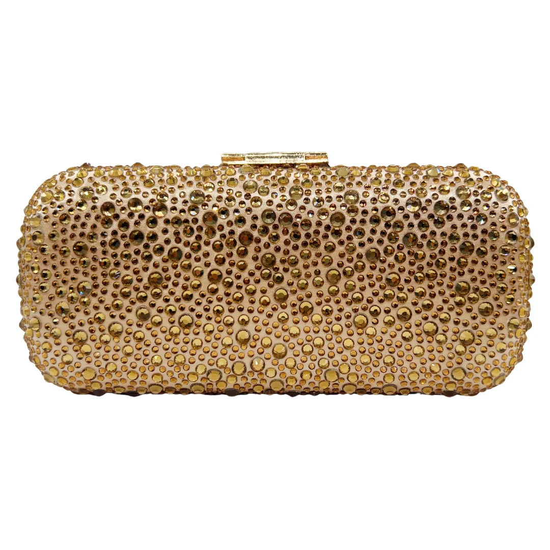 Elegant Crystal Evening Bag - Sparkling Diamond Clutch