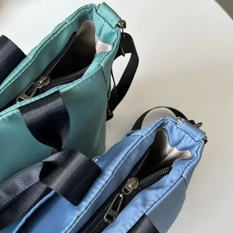 Elegant Casual Tote Bag - Waterproof Nylon Messenger