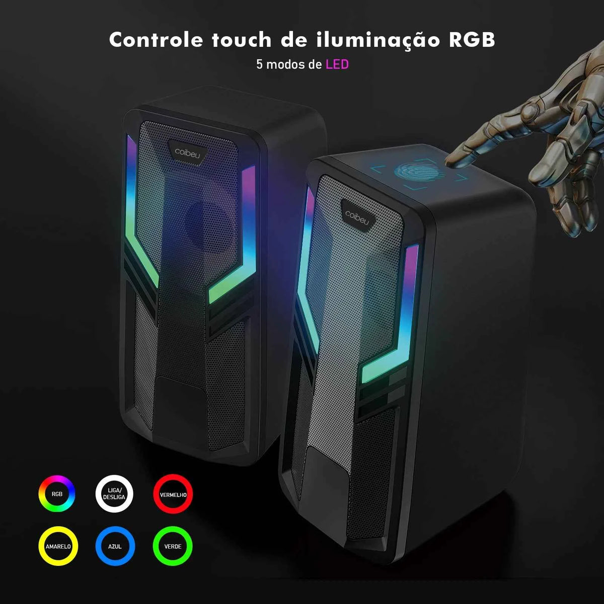 Premium RGB PC Soundbar - Immersive Desktop Audio & Lighting