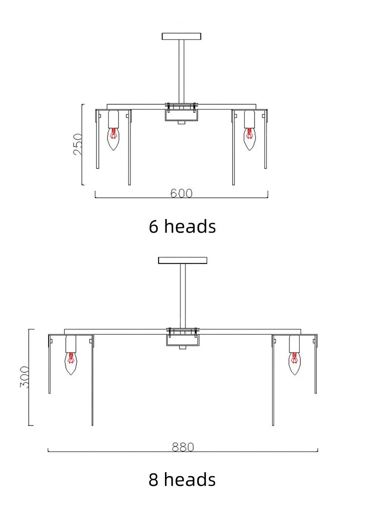 Elegant Modern Pendant Light - LED Ceiling Chandelier