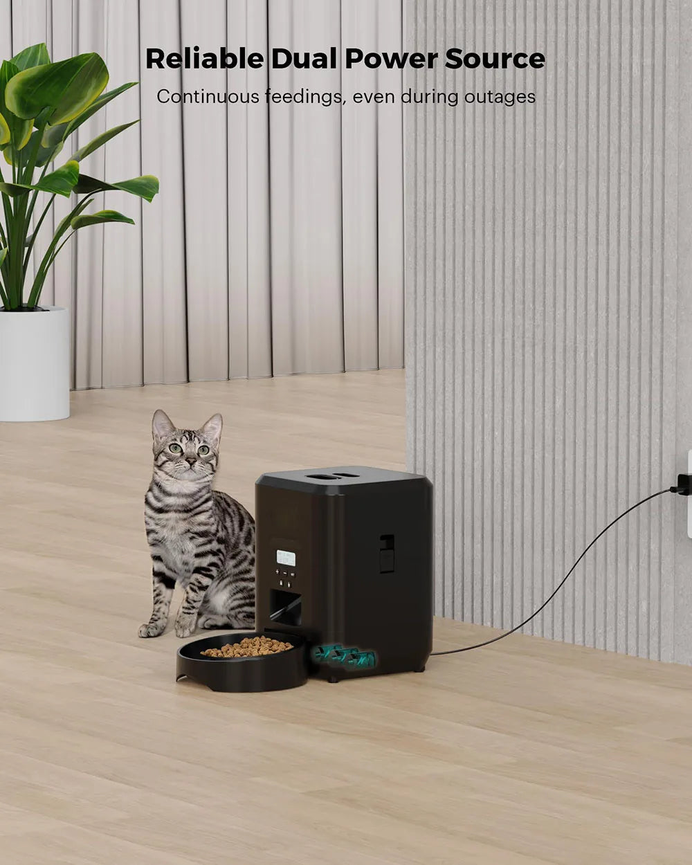 Premium Smart Pet Feeder - Automatic 2L Dispenser