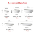 Premium Ceramic Dinnerware Set - Matte Glazed Japanese Style