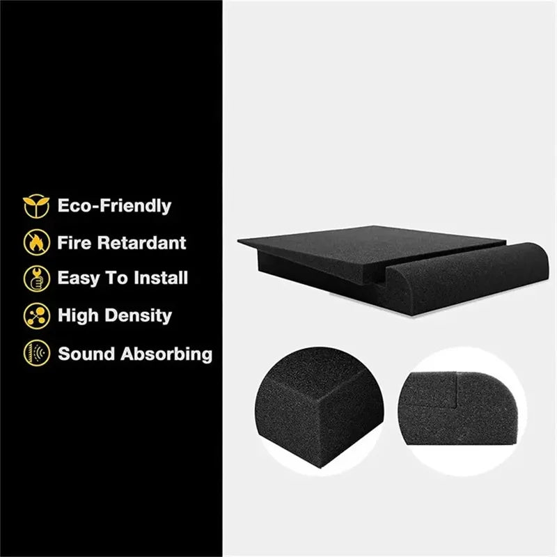 Professional Speaker Isolation Pad - High-Density Acoustic Foam