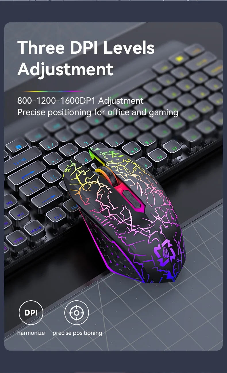 Premium Dual Mode Gaming Mouse - Bluetooth 5.2 & 2.4G Wireless