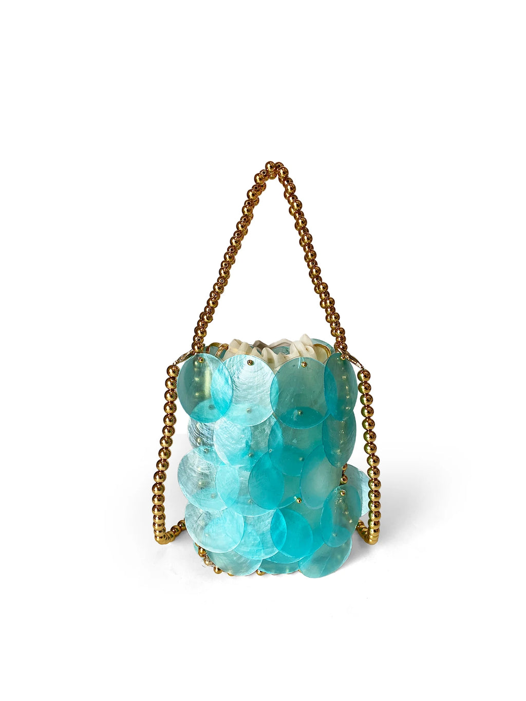 Elegant Sparkle Bead Bag - Handmade Mermaid Princess Design