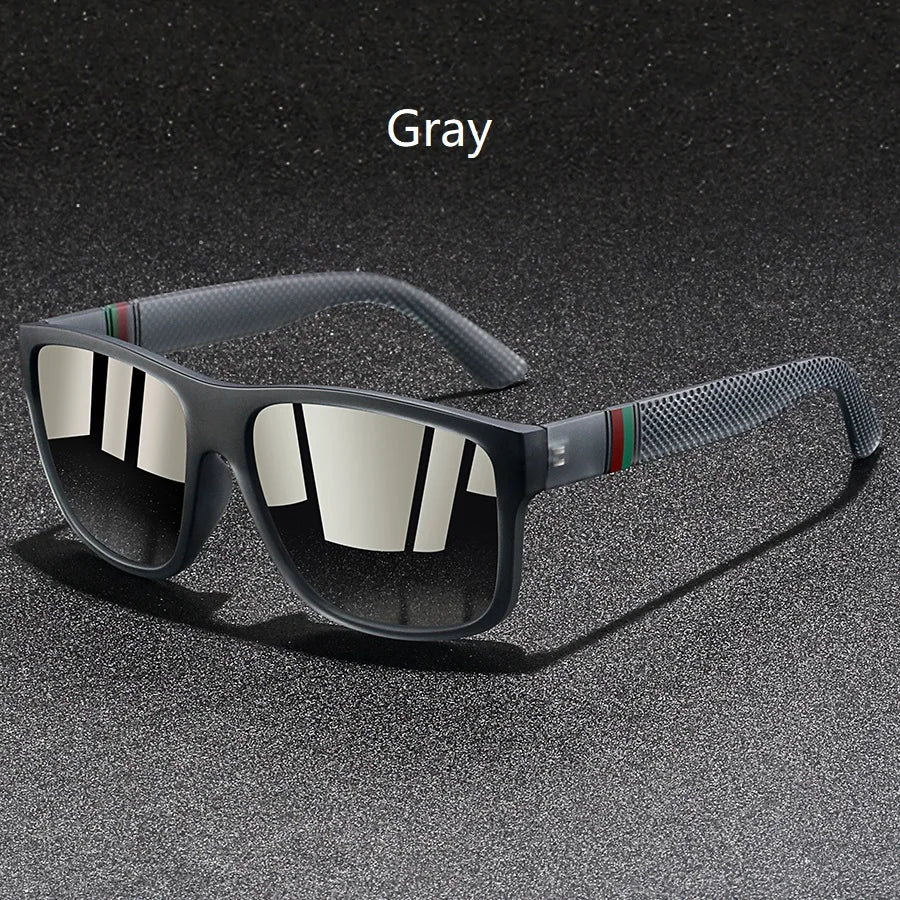 Vintage Check Square Sunglasses - UV400 Designer Eyewear