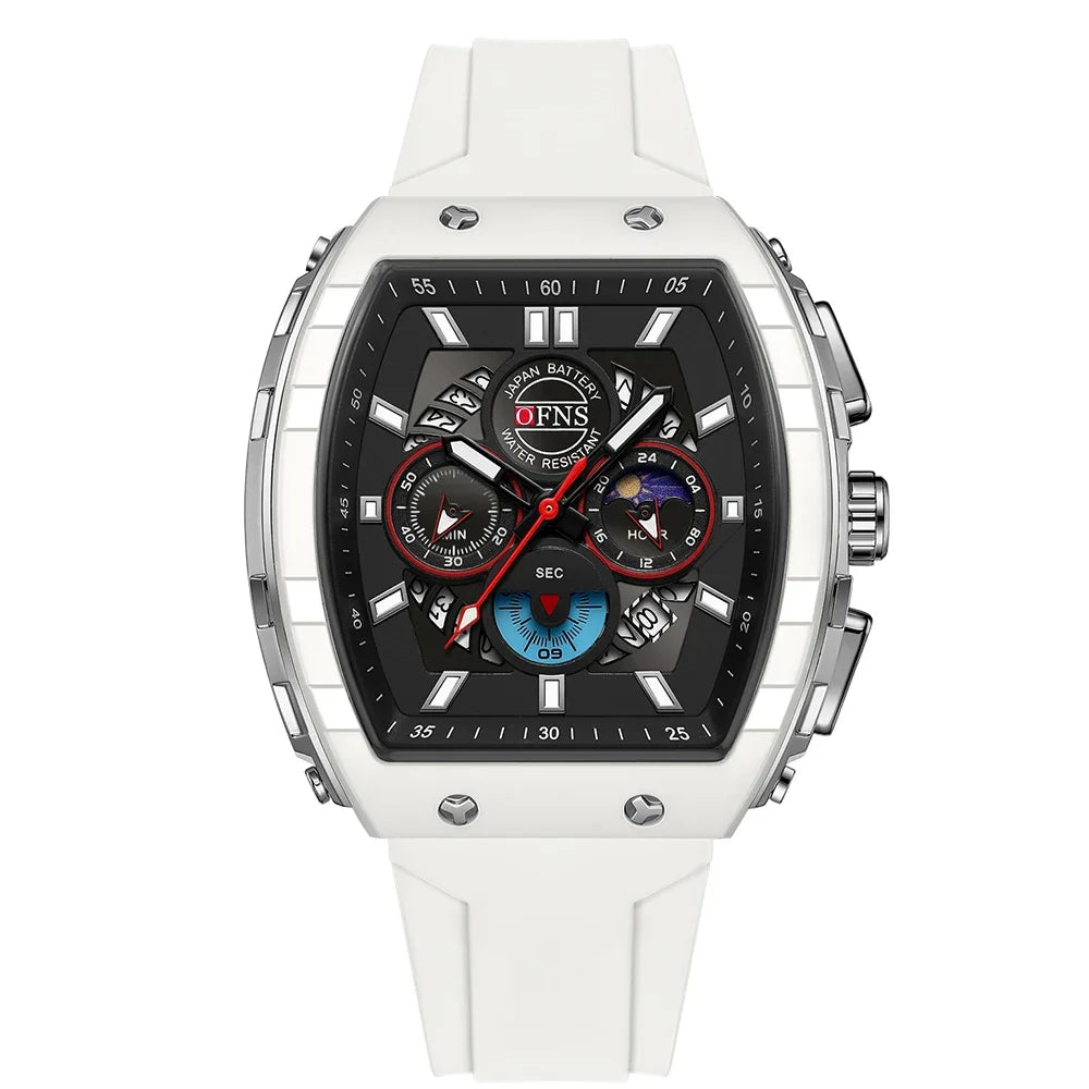 Premium Men's Sports Quartz Watch - Waterproof & Luminous