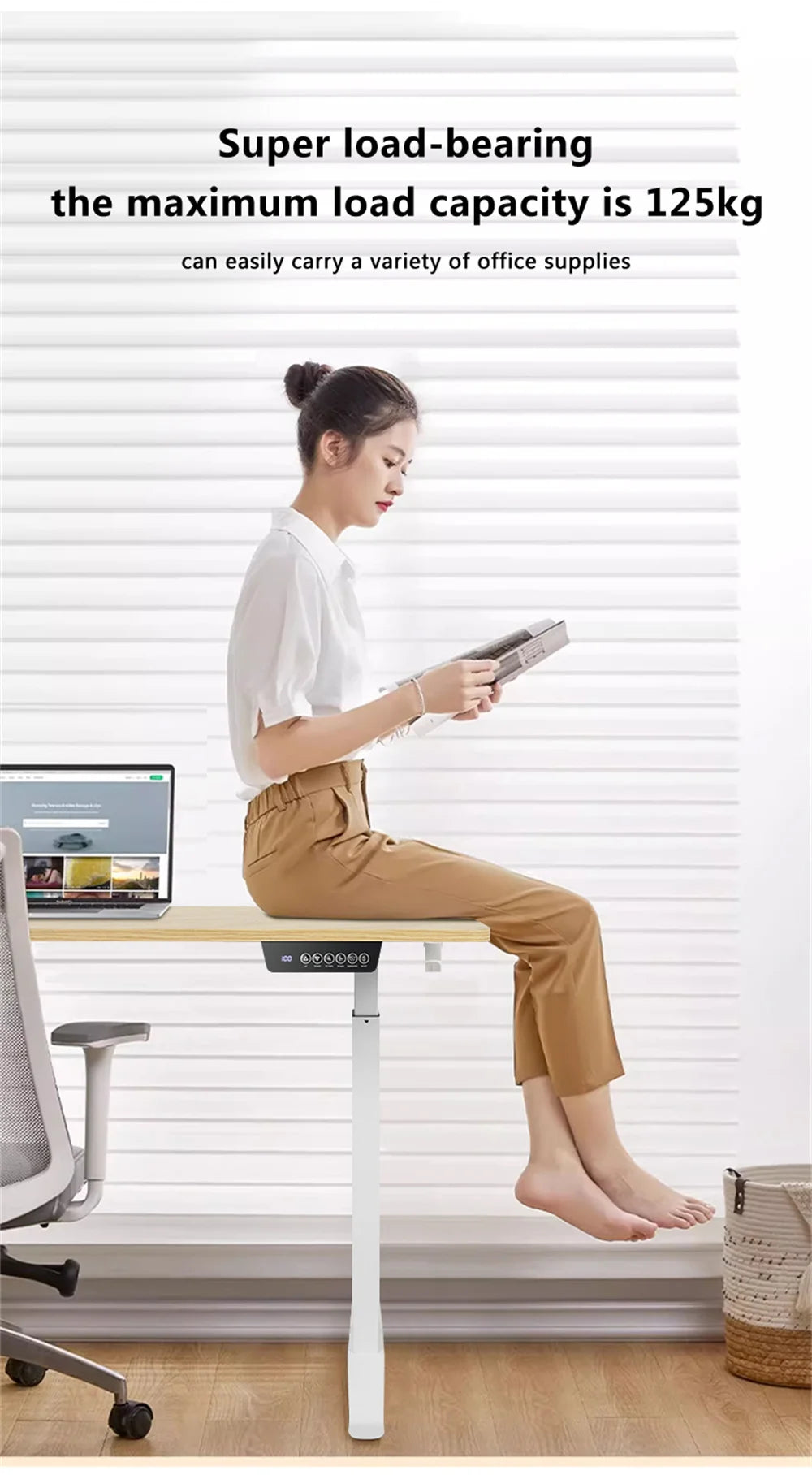 Premium Electric Standing Desk - Height Adjustable Motion Desk