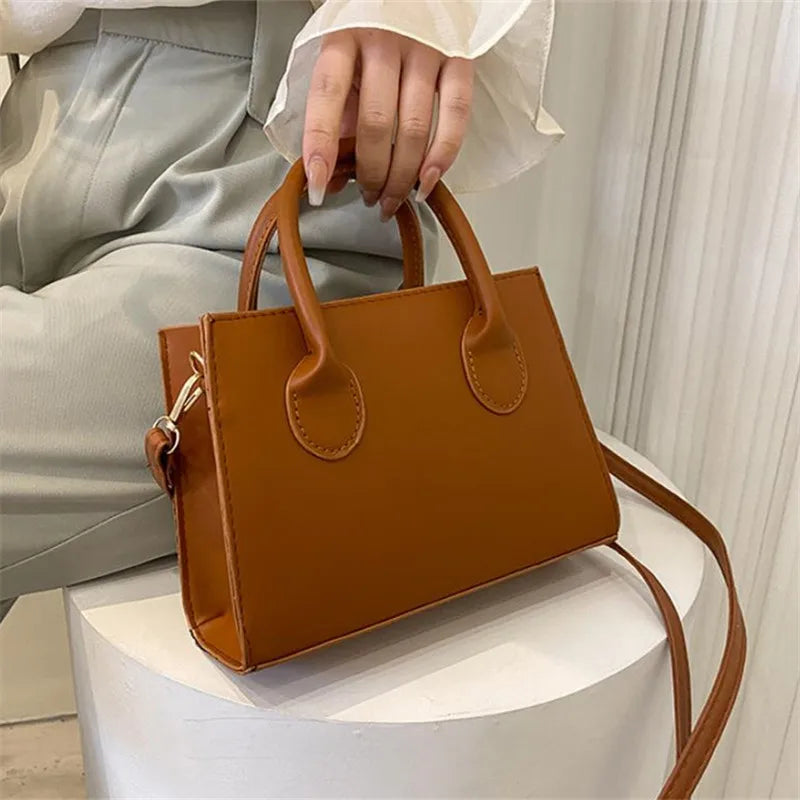 Elegant Mini Crossbody Bag - Chic Top Handle Purse