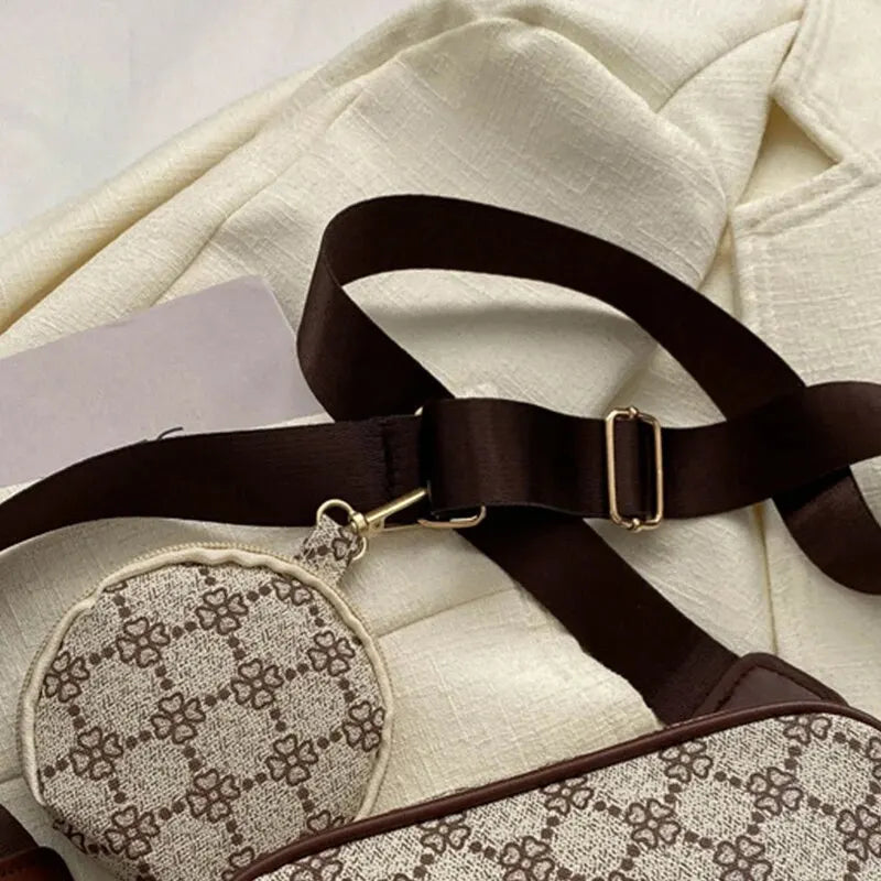 Elegant Vintage Leather Handbag - Soft PU Shoulder Tote