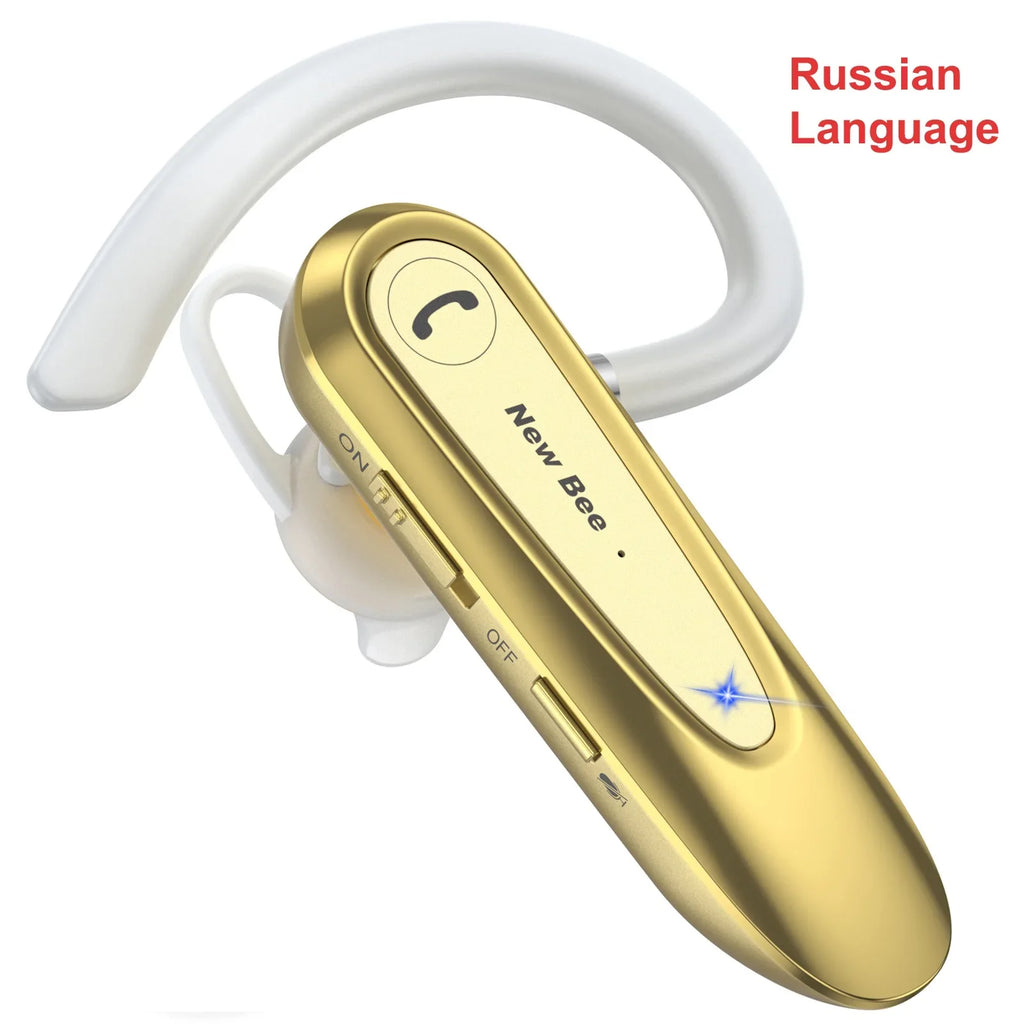 Premium Bluetooth 5.0 Headset with Dual Mic CVC8.0 Noise Reduction