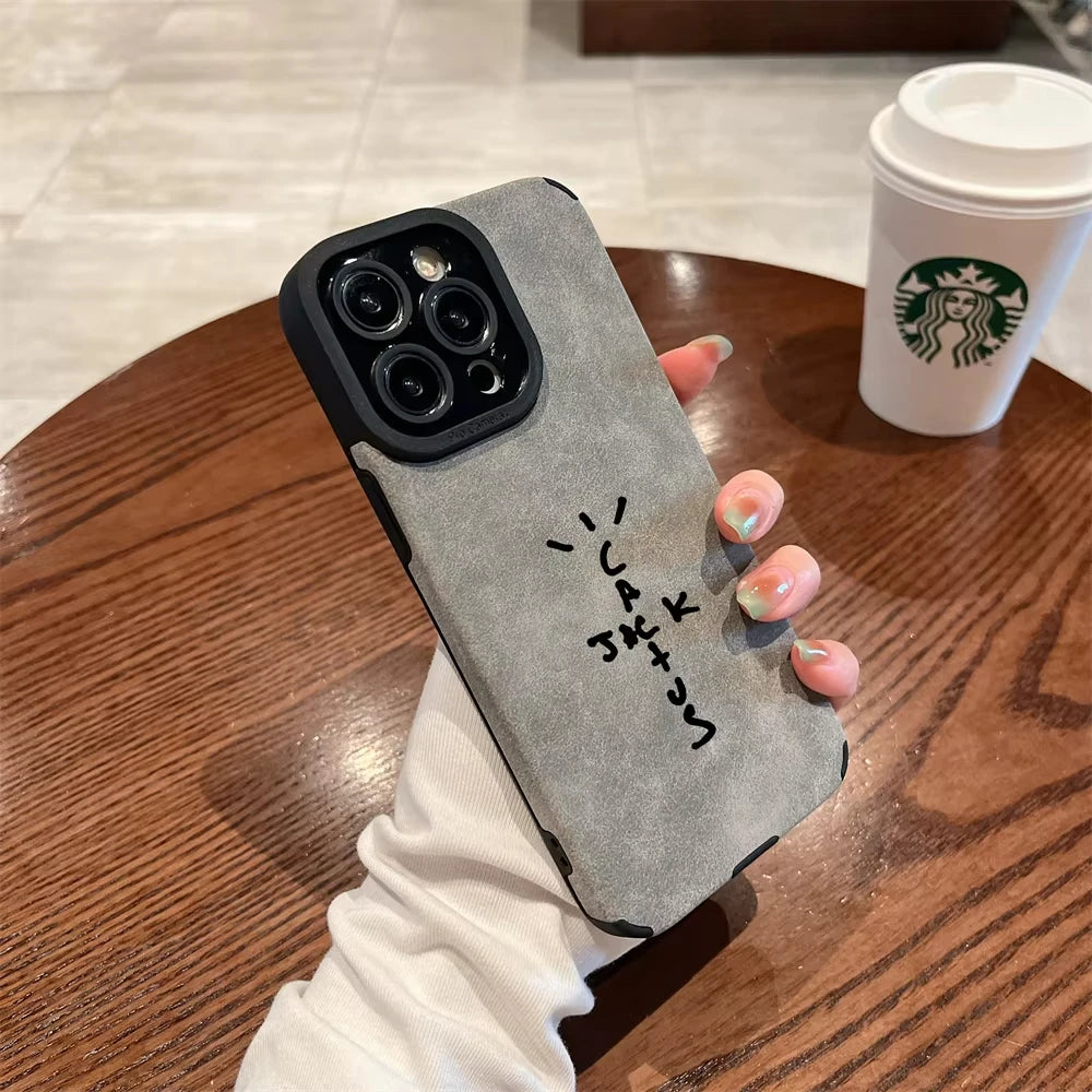 Premium Leather iPhone Case - Full Protection Flip Cover